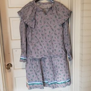 Homemade Outfit with top, skirt, and bag